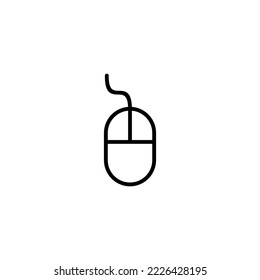 Mouse icon vector illustration. click sign and symbol. pointer icon vector.