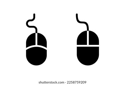 Mouse icon vector illustration. click sign and symbol. pointer icon vector.