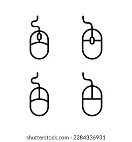 Maussymbol, Vektorgrafik. Klicken Sie auf Zeichen und Symbol. Zeigersymbol, Vektorgrafik.