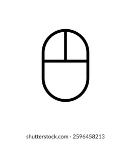 Mouse icon vector illustration. click sign and symbol. pointer icon vector.