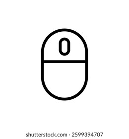 Mouse icon vector illustration. click sign and symbol. pointer icon vector.
