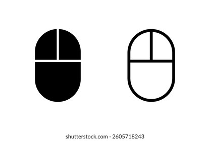 Mouse icon vector illustration. click sign and symbol. pointer icon vector.