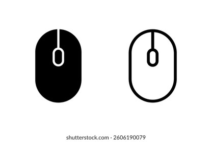 Mouse icon vector illustration. click sign and symbol. pointer icon vector.
