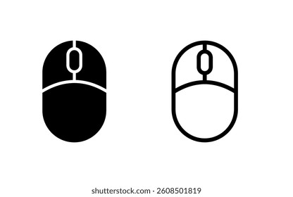Mouse icon vector illustration. click sign and symbol. pointer icon vector.