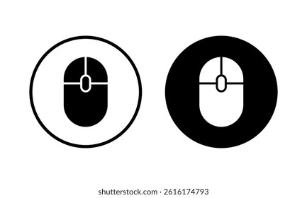 Mouse icon vector illustration. click sign and symbol. pointer icon vector.
