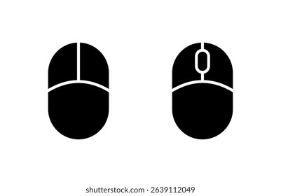 Mouse icon vector illustration. click sign and symbol. pointer icon vector.
