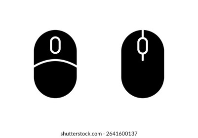 Mouse icon vector illustration. click sign and symbol. pointer icon vector.