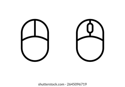 Mouse icon vector illustration. click sign and symbol. pointer icon vector.