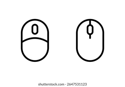 Mouse icon vector illustration. click sign and symbol. pointer icon vector.