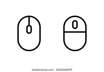 Mouse icon vector illustration. click sign and symbol. pointer icon vector.