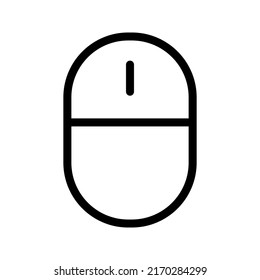 Mouse icon vector illustration color editable