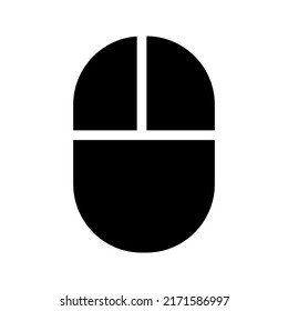 Mouse icon vector illustration color editable