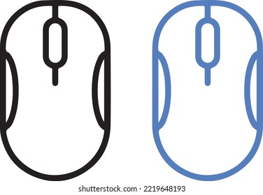 mouse icon vector, illustration of the cursor