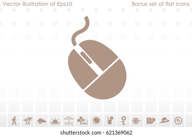 mouse icon vector illustration EPS 10
