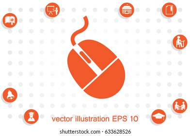 mouse icon vector illustration EPS 10