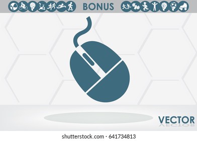 mouse icon vector illustration EPS 10