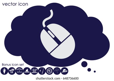 mouse icon vector illustration EPS 10