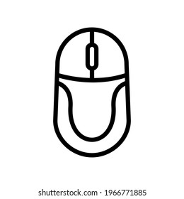Mouse icon vector illustration in line style about multimedia for any projects, use for website mobile app presentation