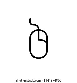 Mouse Icon Vector Illustration Logo Template