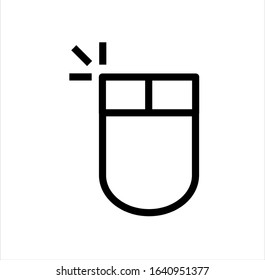 mouse icon vector illustration logo template for many purpose. Isolated on white background.
