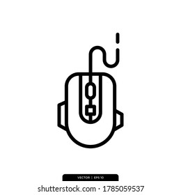 Mouse Icon Vector Illustration Logo Template in trendy style