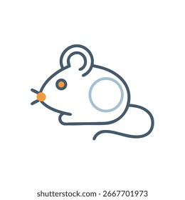 ícone do mouse ilustração vetorial novo estilo