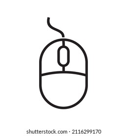 Mouse icon vector illustration sign