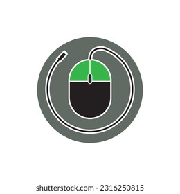 MOUSE ICON VECTOR ILLUSTRATION SYMBOL DESIGN
