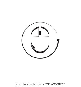 DISEÑO DE SÍMBOLO DE ILUSTRACIÓN DEL VECTOR DE ICONOS DE RATÓN