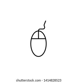 Mouse icon vector illustration template