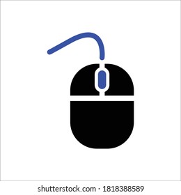 Plantilla de ilustración del vector de icono del ratón