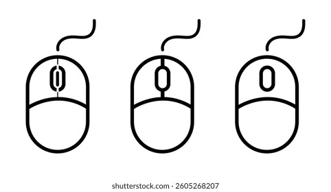 Mouse icon vector illustration template, computer parts silhouette, computer mouse sign, PC mouse-icon isolate, mouse flat sign, mouse-symbol pictogram, mouse clipart design UX UI icon, 