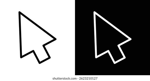 Ilustração vetorial do ícone do mouse para web e celular