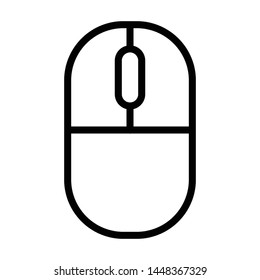 Mouse Icon, Vector Illustration,User Interface Outline