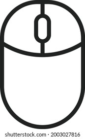 Mouse icon vector image. Can also be used for Physical Fitness. Suitable for mobile apps, web apps and print media.