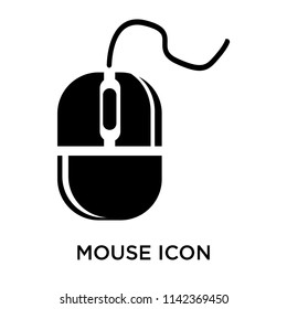 Mouse icon vector isolated on white background for your web and mobile app design, Mouse logo concept