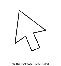 Mouse icon vector isolated on white background.