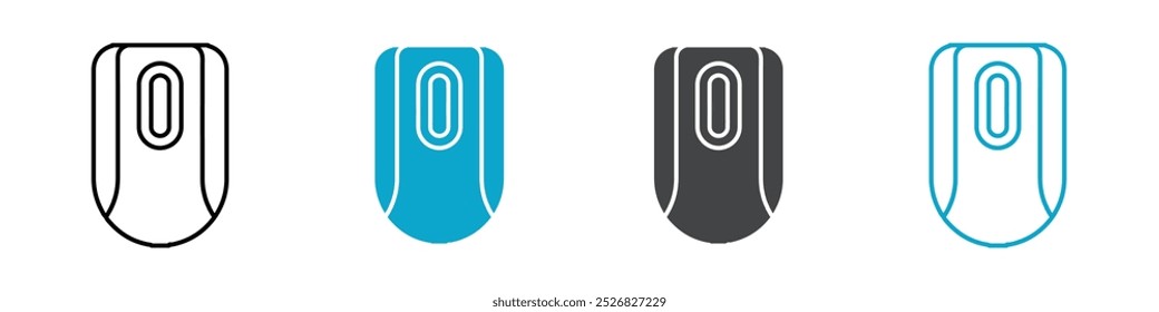 ícone do mouse design de linha de vetor