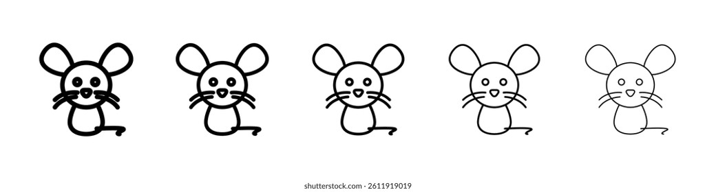 Mouse icon Vector logo sign
