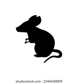 Mouse icon vector. Rat illustration sign. Jerboa symbol or logo.