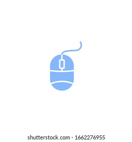 signo vectorial del icono del ratón aislado para diseño gráfico y web. color de plantilla de símbolo del ratón editable en fondo blanco.