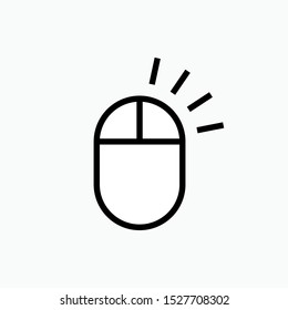 Mouse Icon - Vector, Sign and Symbol for Design, Presentation, Website or Apps Elements.
