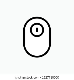 Mouse Icon - Vector, Sign and Symbol for Design, Presentation, Website or Apps Elements.