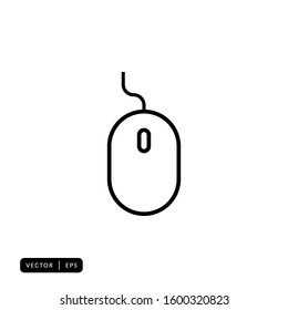 Mouse Icon Vector - Sign or Symbol