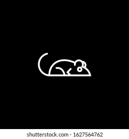 Mouse Icon Vector Sign And Symbol Isolated On White