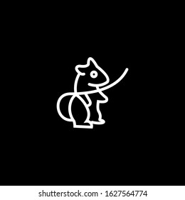 Mouse Icon Vector Sign And Symbol Isolated On White