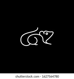 Mouse Icon Vector Sign And Symbol Isolated On White
