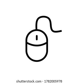 símbolo de símbolo del vector del icono del ratón