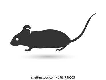 Maussymbol. Vektormaussilhouette