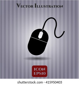 mouse icon vector symbol flat eps jpg app web concept website